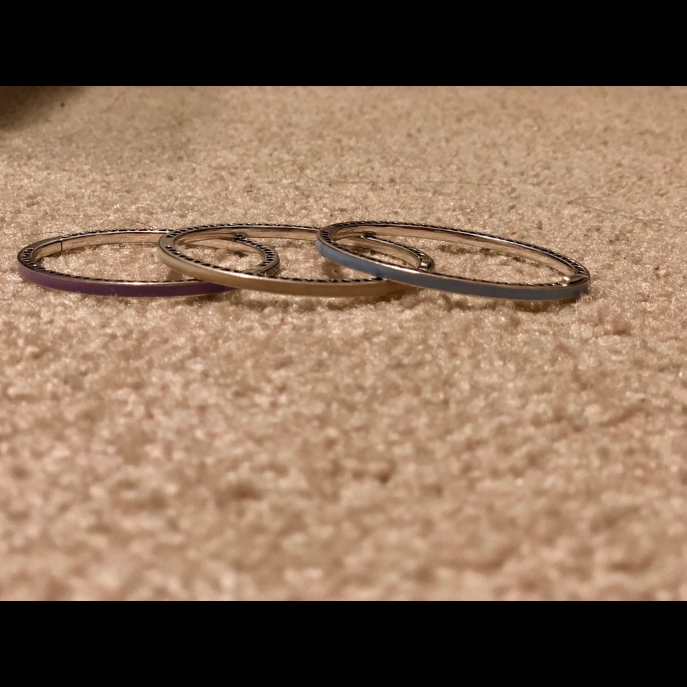 Pandora bangle bracelets!